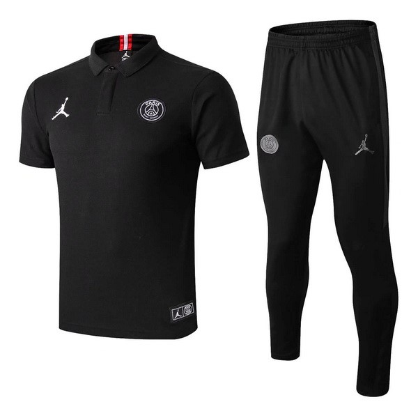 JORDAN Polo Conjunto Completo Paris Saint Germain 2018-2019 Negro